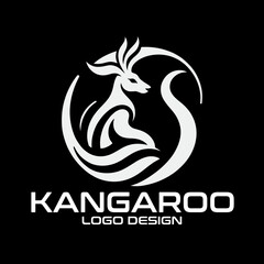 Kangaroo Vector Logo Design