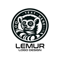 Lemur Vector Logo Design
