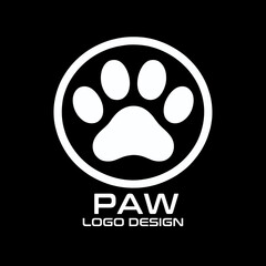 Paw Vector Logo Design