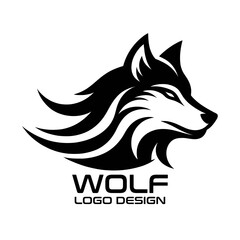 Obraz premium Wolf Vector Logo Design