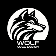 Obraz premium Wolf Vector Logo Design