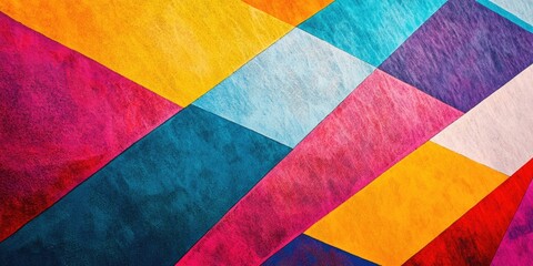 Fototapeta premium Multicolored geometric shapes