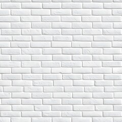 Full frame shot of white painted White brick wall, abstract background