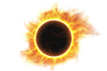 Solar Corona is a lens flare effect reminiscent of the solar corona, with vibrant orange and yellow colors.