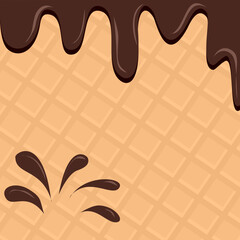 background with chocolate
