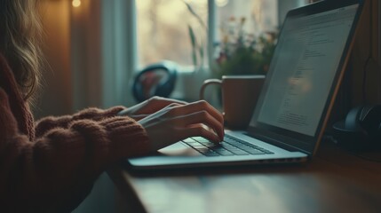 The Cozy Home Workspace Scene