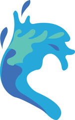 Water Splash Illustration