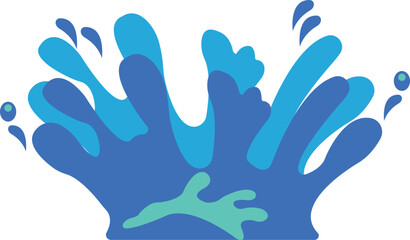 Water Splash Illustration
