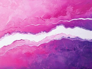 Obraz premium Pink and Purple Wave
