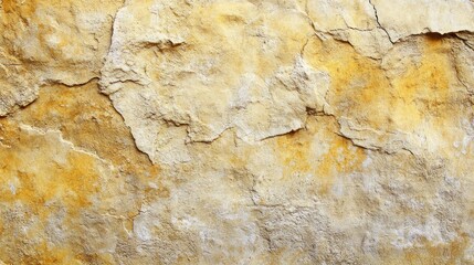 Fototapeta premium Textured wall with a warm, earthy color palette, showcasing natural wear and age.