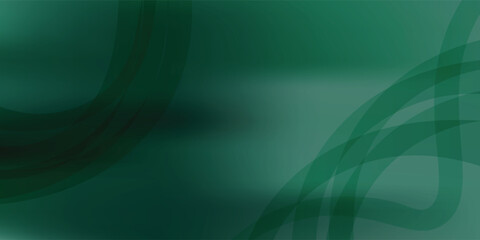Obraz premium green abstract background with luxury gold elements vector illustration