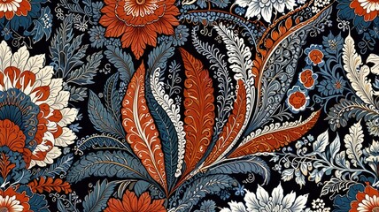  Indonesian batik motifs with very distin white background