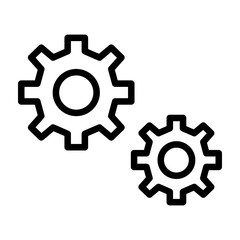 Settings II Vector Line Icon design