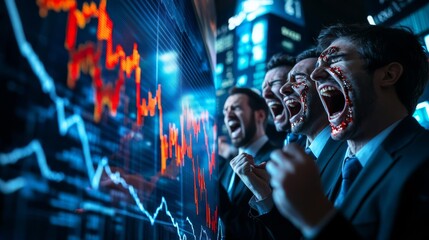 Shattered corporate professionals