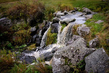 waterfall, eisgraben, rhön, nature reserve, autumn, rocks, stream, river, germany, landscape, scenery, natural beauty, hiking, wilderness, flowing water, outdoor, tranquility, lush, vibrant