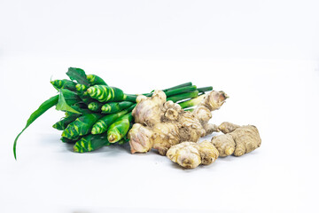 The green ginger flower is a fragrant, edible tropical vegetable.
