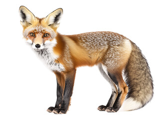 Obraz premium a fox with a white background