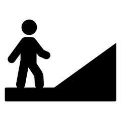 climbing person icon