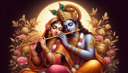 Radha and Krishna