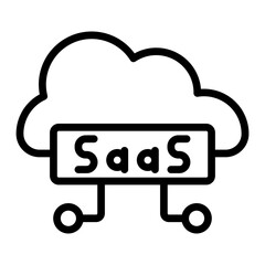 SaaS Vector Line Icon Design