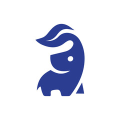 Elephant logo vector template, Elephant zoo safari logo design template, elephant logo design , elephant abstract logo modern style