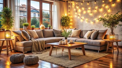 Elevate your home living room with this chic corner sitting set, designed for comfort. Perfect for enjoying quality