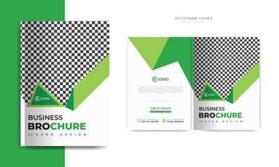 Brochure cover design template for business