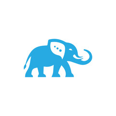 Elephant logo vector template, Elephant zoo safari logo design template, elephant logo design , elephant abstract logo modern style