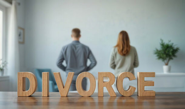 Divorce, couple &agrave; la maison