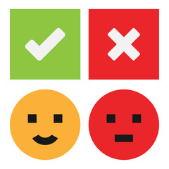 Fototapeta premium Survey Feedback Checklist