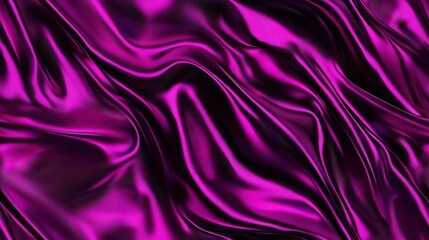 Obraz premium Glossy Purple Fabric with Liquid-like Texture