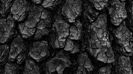 Fototapeta premium Dark Textured Bark of a Tree Trunk