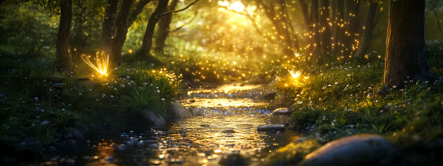 Enchanted Forest at Dusk