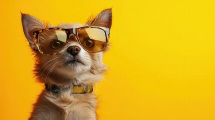 Adorable looking funny animal with brightly colored background. The image is relevant with funny animals theme.