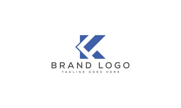 letter KF logo design vector template design for brand.