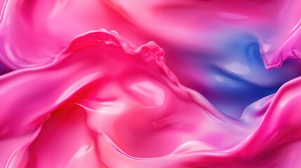 Fototapeta premium Vibrant Liquid Colors in Digital Abstract Composition