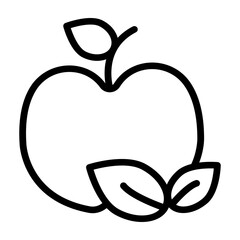 Fruits Vector Line Icon Design