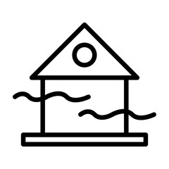 Ventilation Vector Line Icon Design