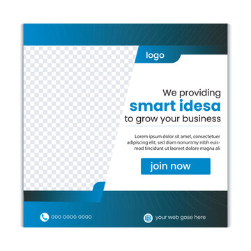 Creative corporate business social media post template, Corporate Business social media post design template,