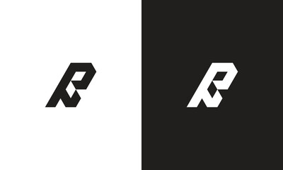 NP logo, monogram unique logo, black and white logo, premium elegant logo, letter NP Vector