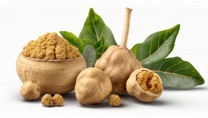 Maca Herb on Transparent Background