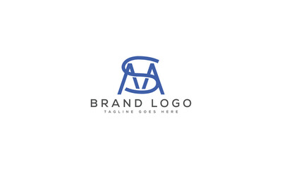 letter MS logo design vector template design for brand.