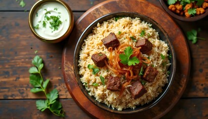 Flavorful Beef Pulao with Tender Meat and Aromatic Rice (Pakistani Cuisine)