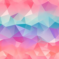 Fototapeta premium vibrant geometric pattern with overlapping colorful triangles creating a harmonious design.