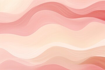 pink and beige watercolor wavy lines background wallpaper