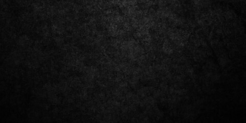 Dark Black background texture, old vintage charcoal black backdrop paper with watercolor. Abstract background with black wall surface, black stucco texture. Black gray satin dark texture luxurious.