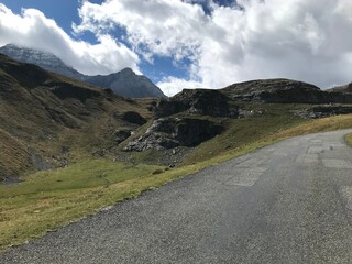 pyrenees nature landscape from the road