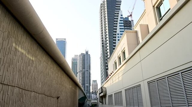 Beautiful Evening View of Dubai Marina 