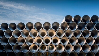stack of pipes