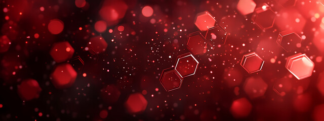 Hexagonal Red Illumination